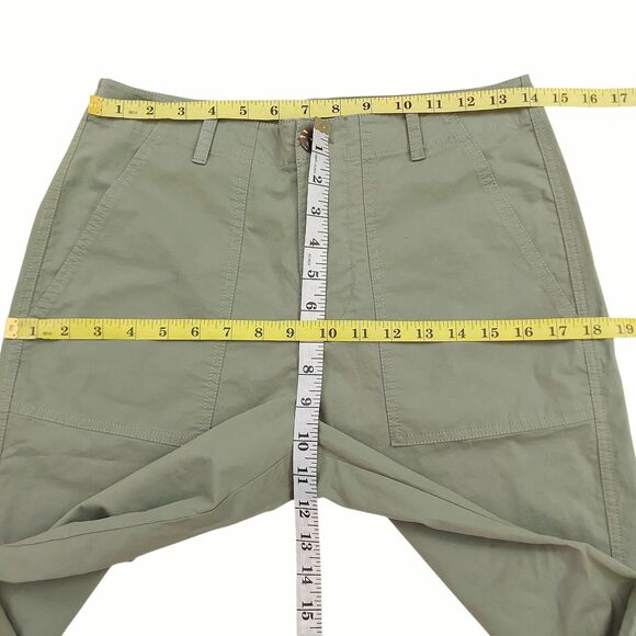 Grayers Joggers Pants Womens Small Green Ankle Zip Stretch Activewear Comfort - Picture 11 of 12